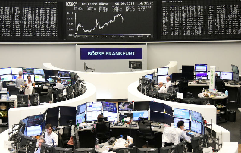 European shares inch up on strong German data, stimulus hopes