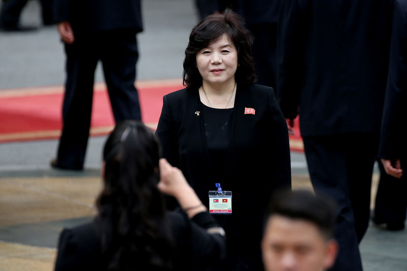 © Reuters. 北朝鮮、9月下旬に米国との協議再開する意向＝ＫＣＮＡ