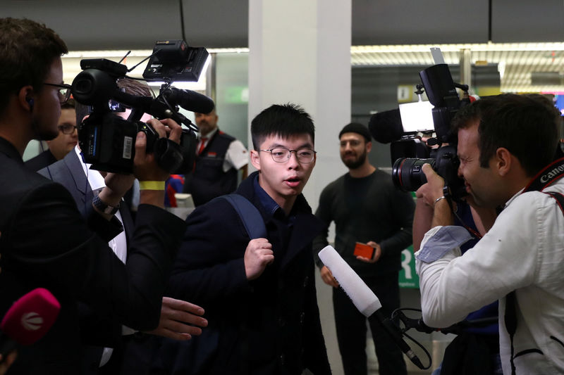 My town is the new Cold War's Berlin - Hong Kong activist Joshua Wong