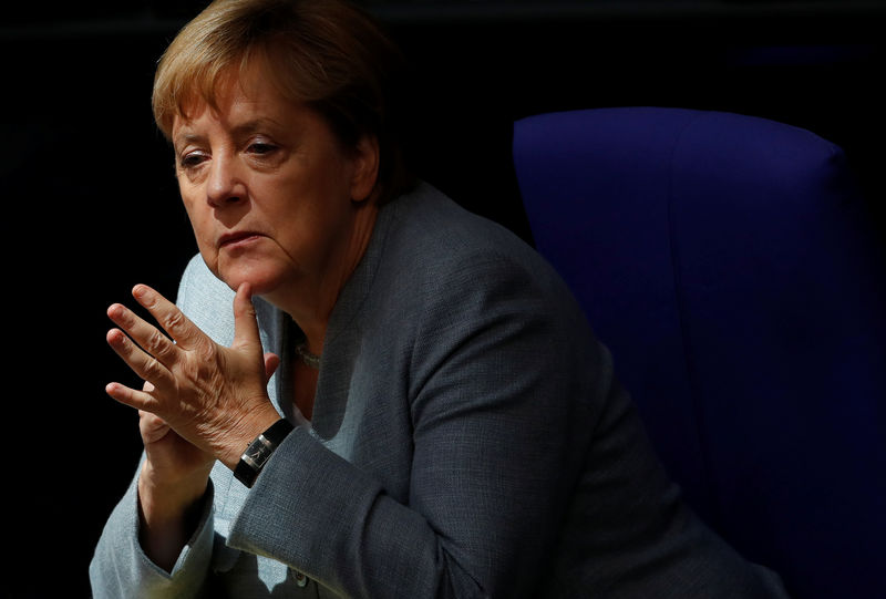 Germany sticking to balanced budget goal, Merkel says