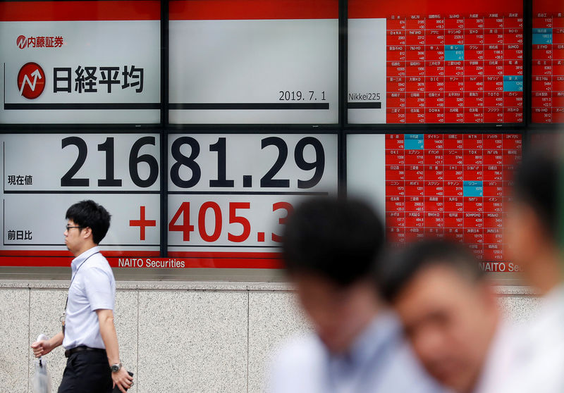 Asia shares at six-week high on trade progress, ECB easing