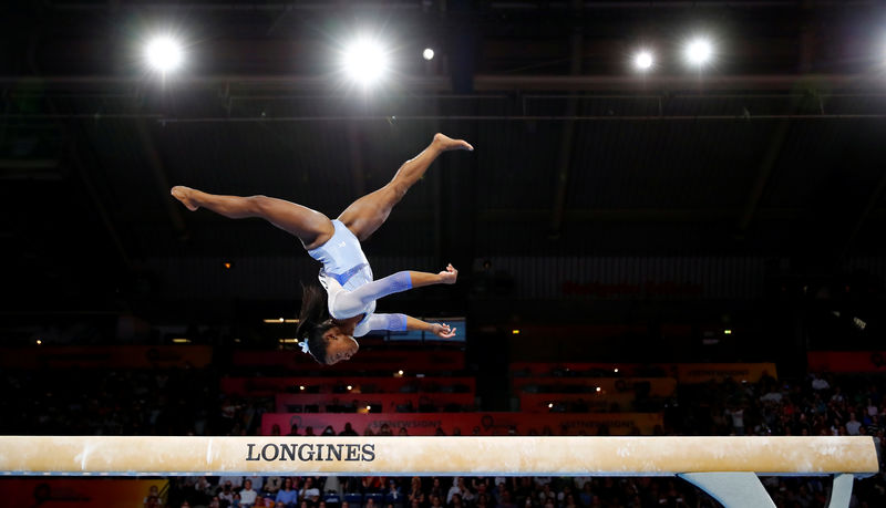 © Reuters. 2019 World Artistic Gymnastics Championships