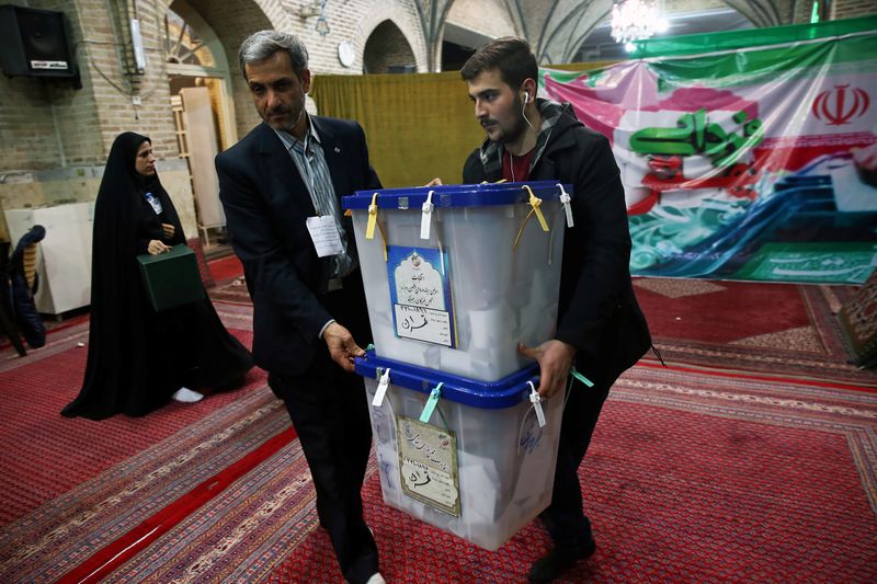 Hardline Guards make early gains in restricted Iran election