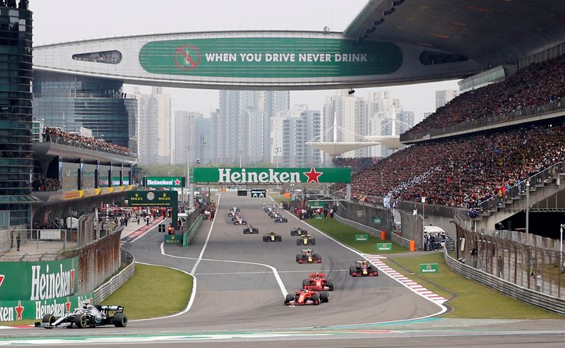 © Reuters. FILE PHOTO: Chinese Grand Prix
