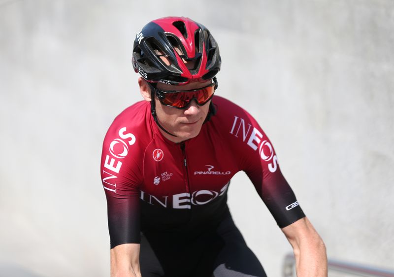 'It feels good to be a bike racer again,' says Froome in comeback race