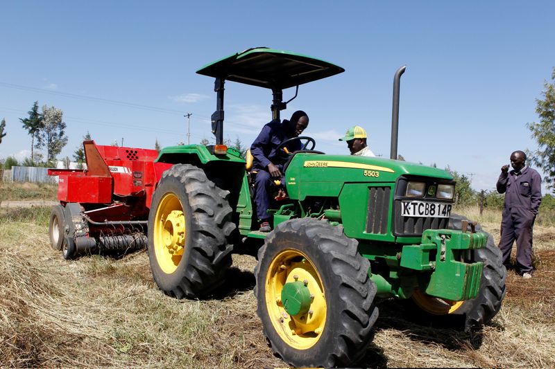 Deere taps tractor-hailing tech in bid to break ground in Africa