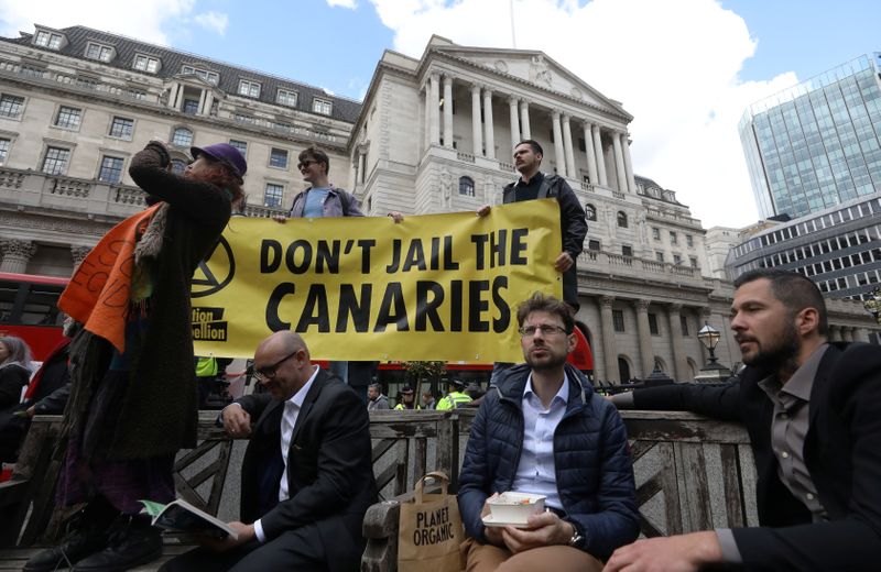 © Reuters. The Extinction Rebellion protest in London
