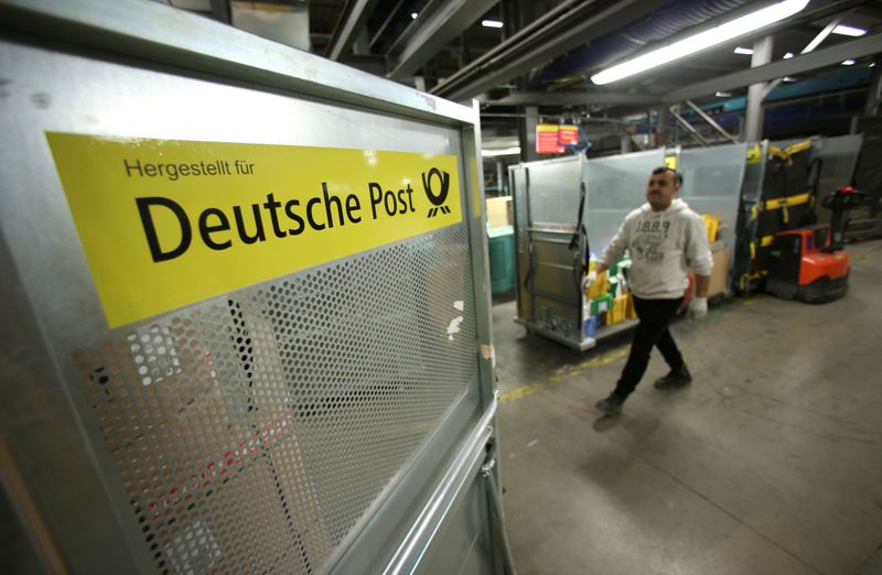 Deutsche Post says coronavirus hit earnings by 60-70 million euros this month