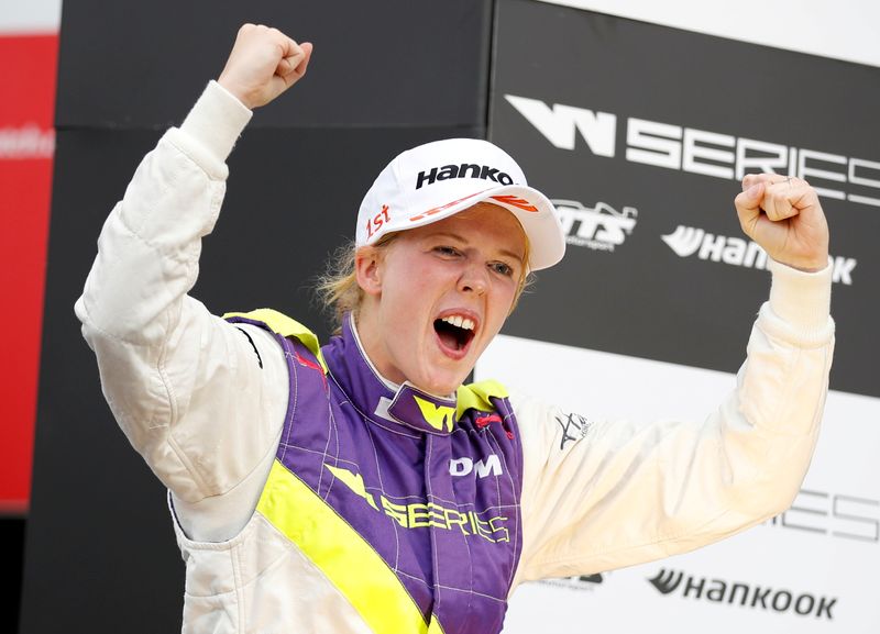 Powell charged up for her first Formula E test