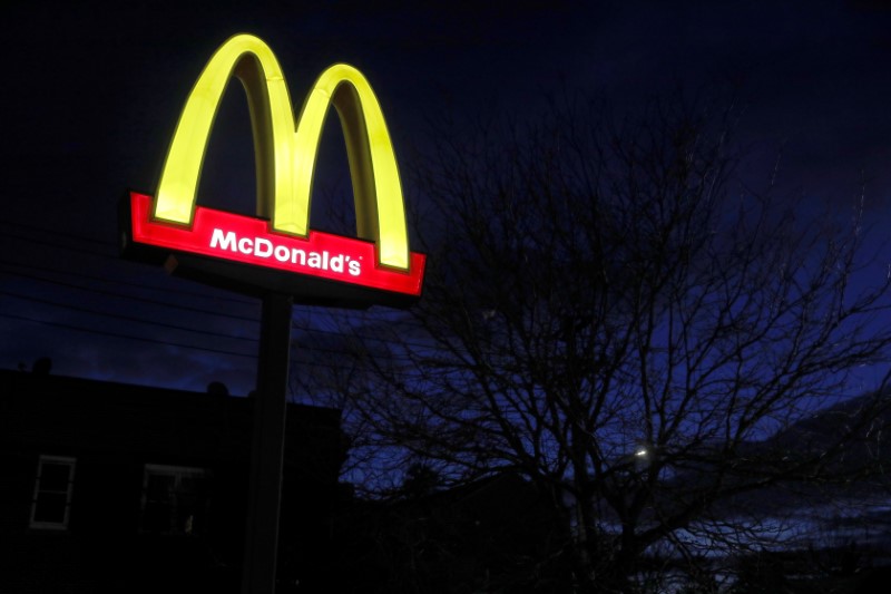 &copy; Reuters. 米マクドナルド、3月既存店売上高22％減・見通し撤回　新型コロナで