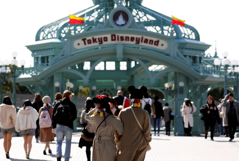 &copy; Reuters. 東京ディズニーリゾートが休園を延長、再開は5月中旬に判断
