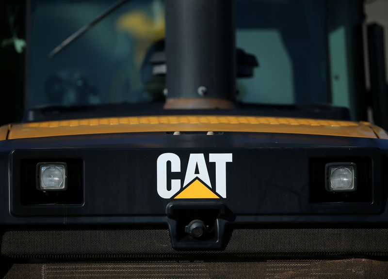 &copy; Reuters. Caterpillar equipment at a retail site in San Diego California