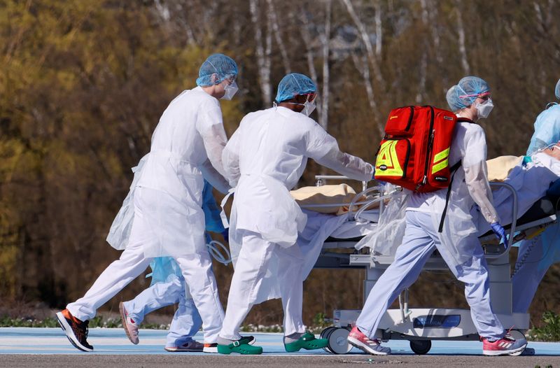 &copy; Reuters. Coronavirus disease (Covid-19) developments in Grand-Est region of France