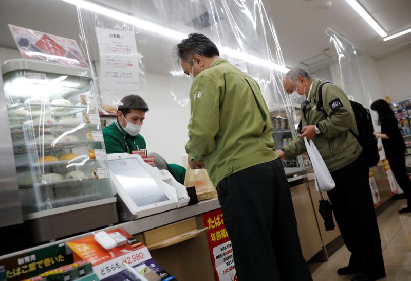 &copy; Reuters. Outbreak of the coronavirus disease (COVID-19) in Tokyo