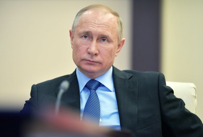 &copy; Reuters. Presidente da Rússia, Vladimir Putin, durante reunião em Moscou