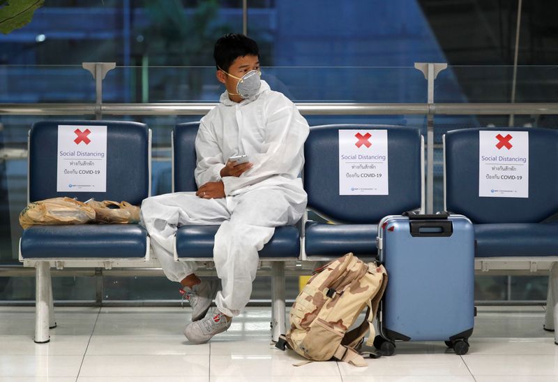 &copy; Reuters. تايلاند تمدد الحظر على وصول رحلات الركاب إلى أراضيها حتى نهاية أبريل