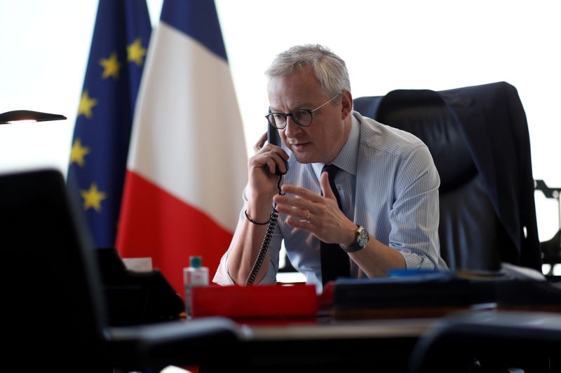 &copy; Reuters. CORONAVIRUS: LE PLAN D&apos;AIDE VA ATTEINDRE 110 MILLIARDS D&apos;EUROS, CONFIRME LE MAIRE