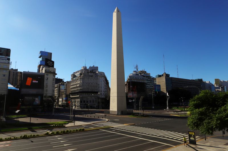 © Reuters. FILE PHOTO: The spread of the coronavirus disease (COVID-19) in Buenos Aires