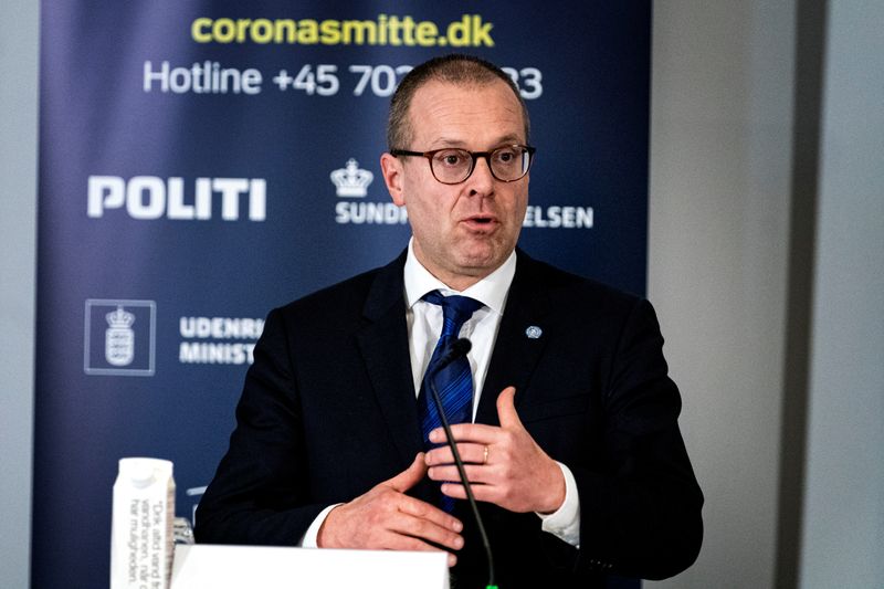 &copy; Reuters. Dirertor regional para Europa da OMS, Hans Kluge, dá entrevista coletiva em Copenhague