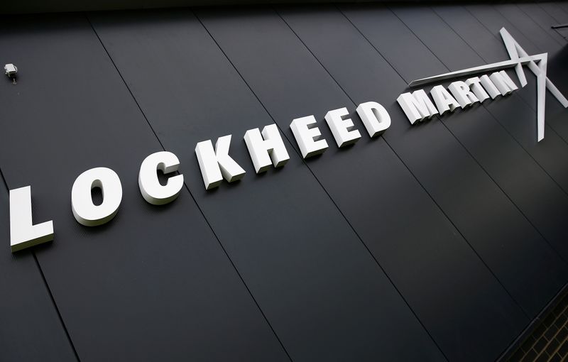 &copy; Reuters. A sign at the new Lockheed Martin Manufacturing Centre of Excellence is seen at the company&apos;s headquarters in Ampthill near Bedford