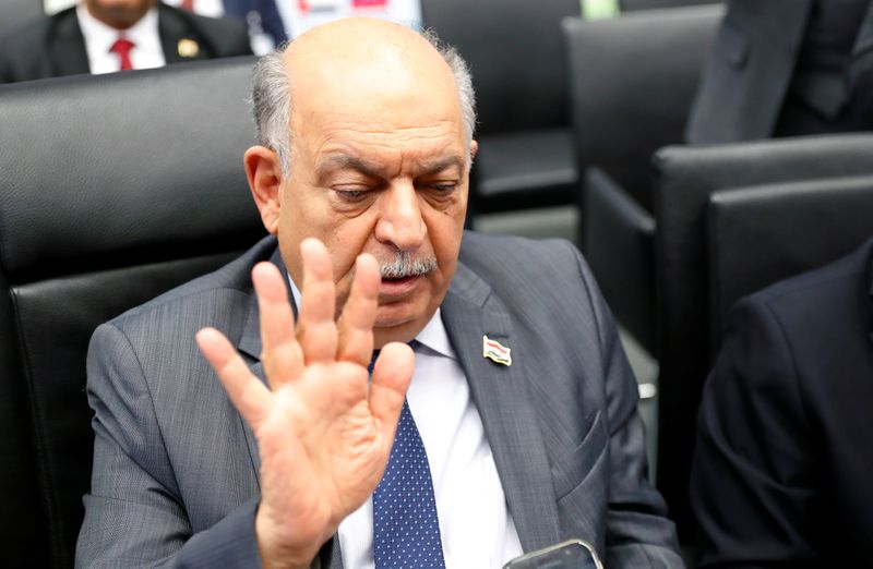 © Reuters. وزير النفط العراقي يقول أوبك+ قد تتخذ خطوات إضافية لاستيعاب فائض النفط