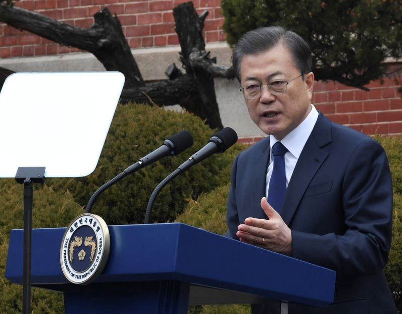 &copy; Reuters. 韓国、第3次補正予算を準備　雇用助成金を拡大へ＝大統領
