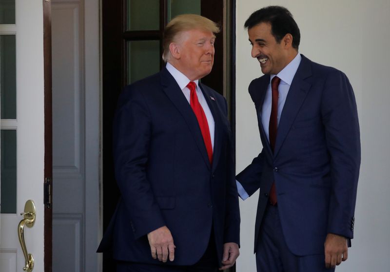 &copy; Reuters. البيت الأبيض: ترامب وأمير قطر اتفقا على أهمية أن تخفض طالبان العنف في أفغانستان