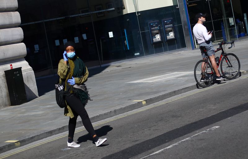 &copy; Reuters. Outbreak of the coronavirus disease (COVID-19) in London