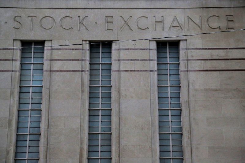 &copy; Reuters. The facade of the original Toronto Stock Exchange building is seen in Toronto