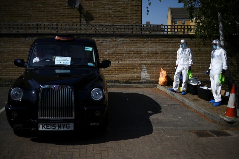 © Reuters. The spread of the coronavirus disease (COVID-19), in London