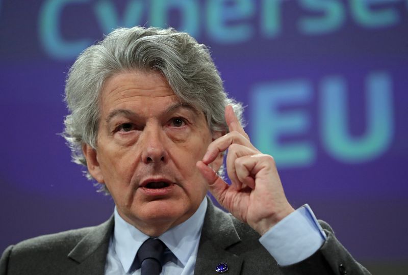 &copy; Reuters. بريتون: الاتحاد الأوروبي يتجه صوب انكماش اقتصادي 5-10% في 2020