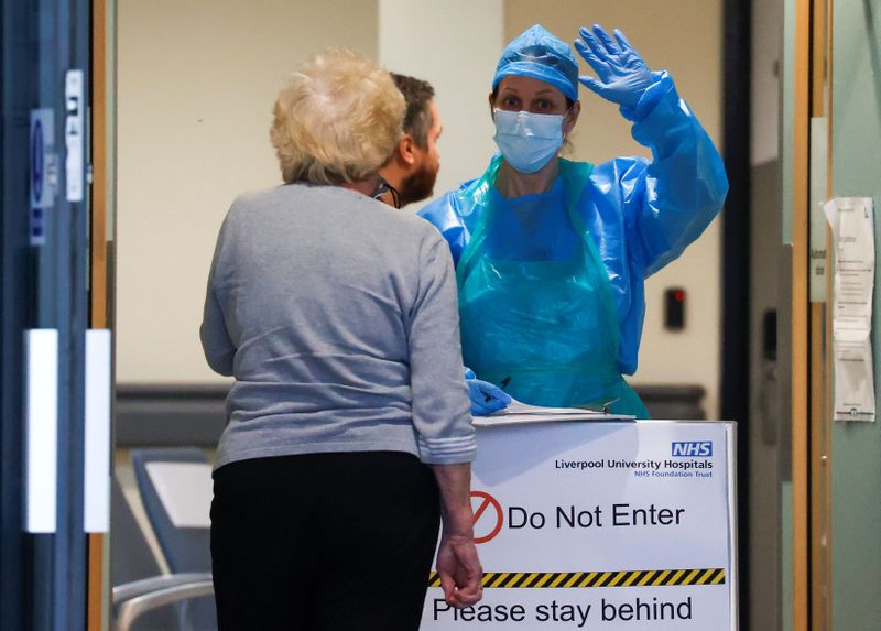 &copy; Reuters. The spread of the coronavirus disease (COVID-19) in Liverpool