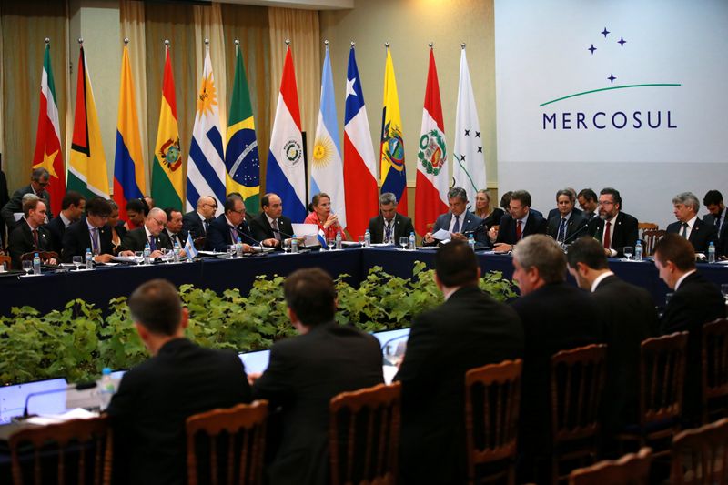 &copy; Reuters. Reunião de chanceleres do Mercosul
