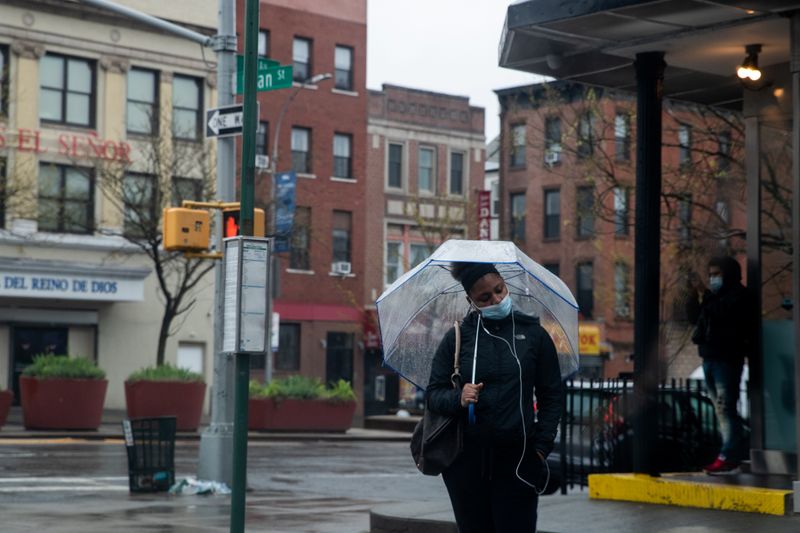 &copy; Reuters. The spread of the coronavirus disease (COVID-19) in New York