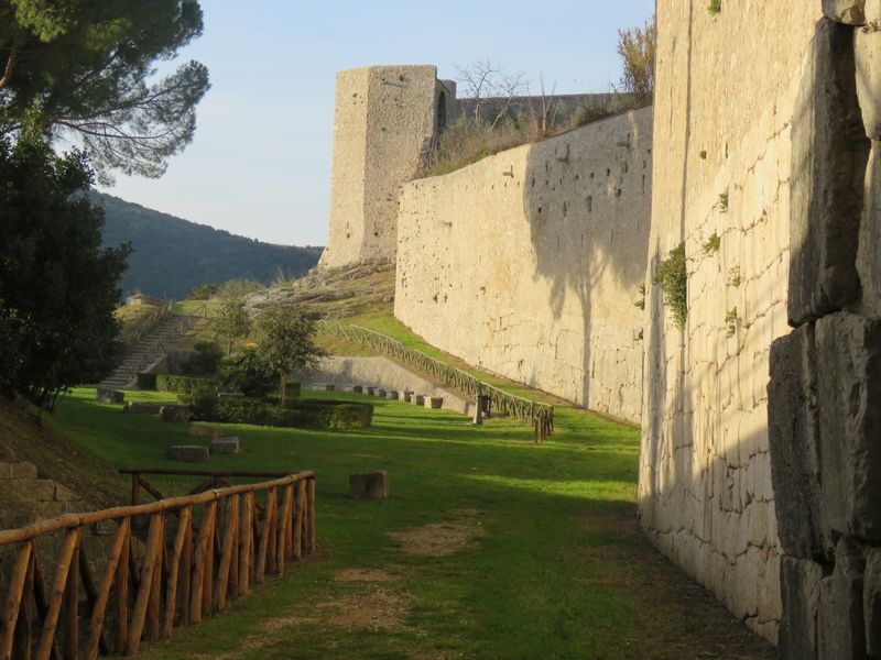 &copy; Reuters. A view of the ancient walls of Amelia