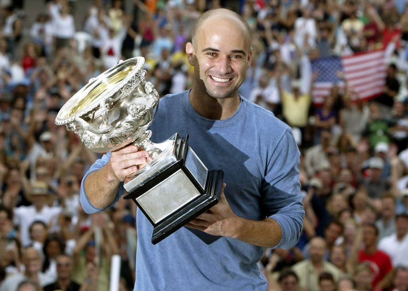 &copy; Reuters. FILE PHOTO: Born on April 29, 1970: Andre Agassi, American tennis player