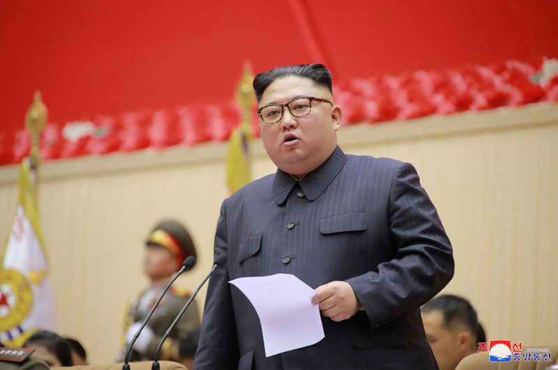 &copy; Reuters. North Korean leader Kim Jong Un holds a military meeting in Pyongyang