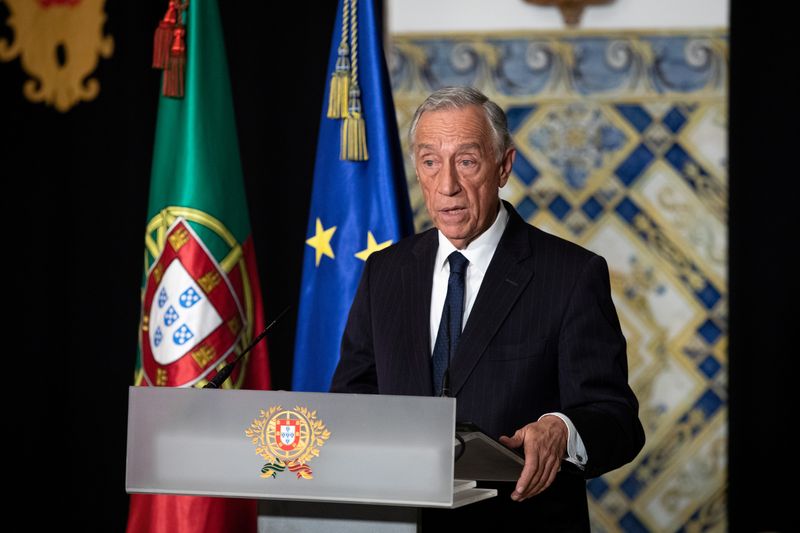 &copy; Reuters. Presidente de Portugal, Marcelo Rebelo de Sousa, em Lisboa