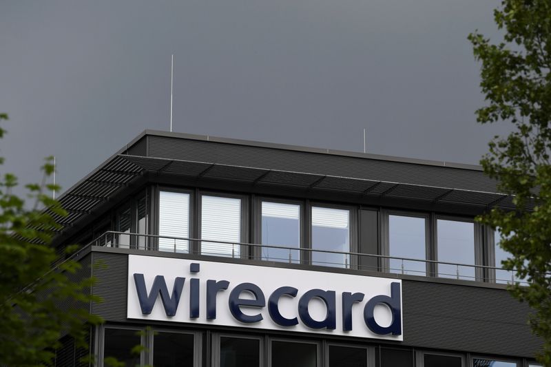 &copy; Reuters. The logo of Wirecard AG is pictured at its headquarters in Aschheim