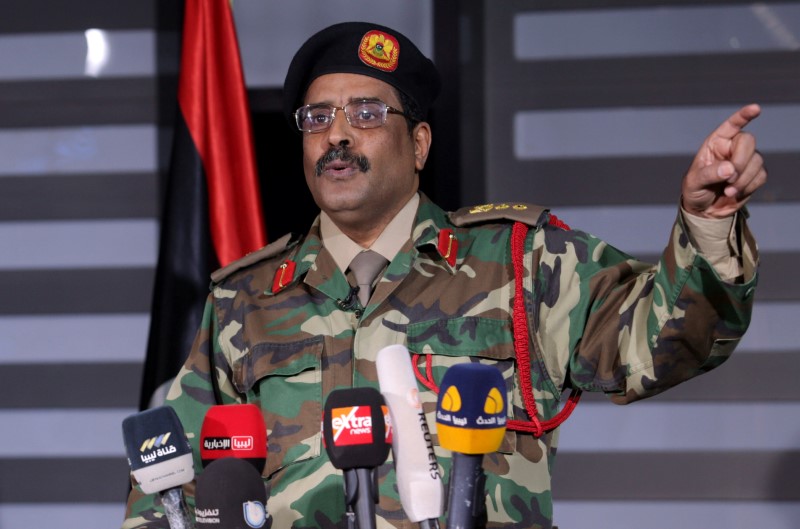&copy; Reuters. الجيش الوطني الليبي: استمرار إغلاق حقول النفط والموانئ
