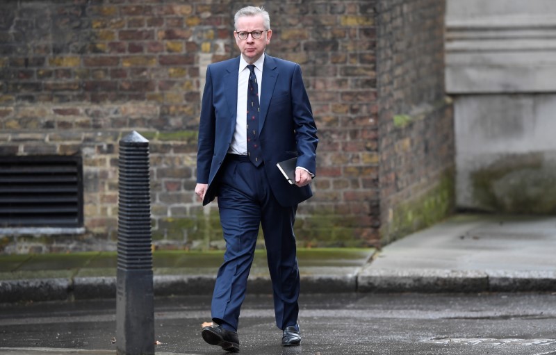 &copy; Reuters. Michael Gove arrives at Downing Street in London