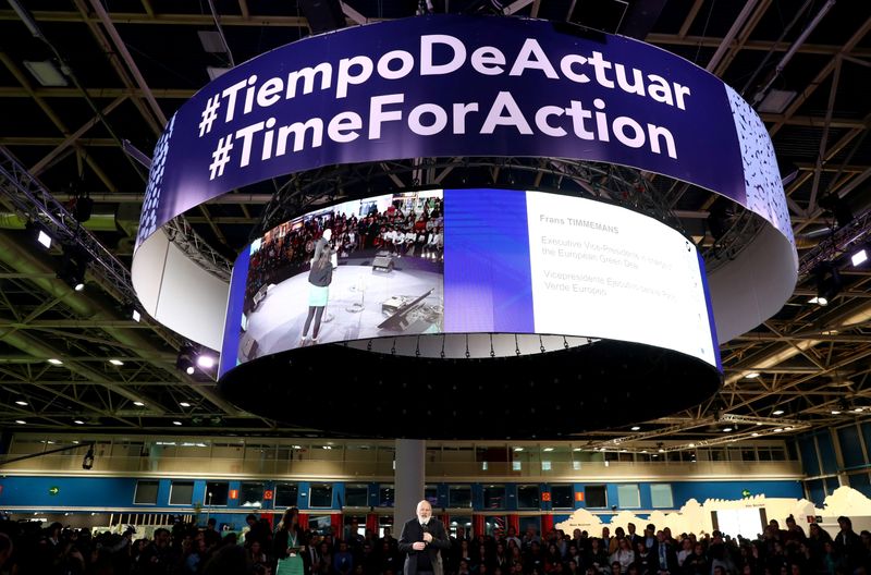 &copy; Reuters. FILE PHOTO: U.N. Climate Change Conference (COP25) in Madrid