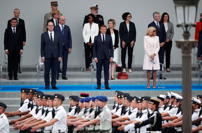 &copy; Reuters. The Bastille Day ceremony on Place de la Concorde in Paris