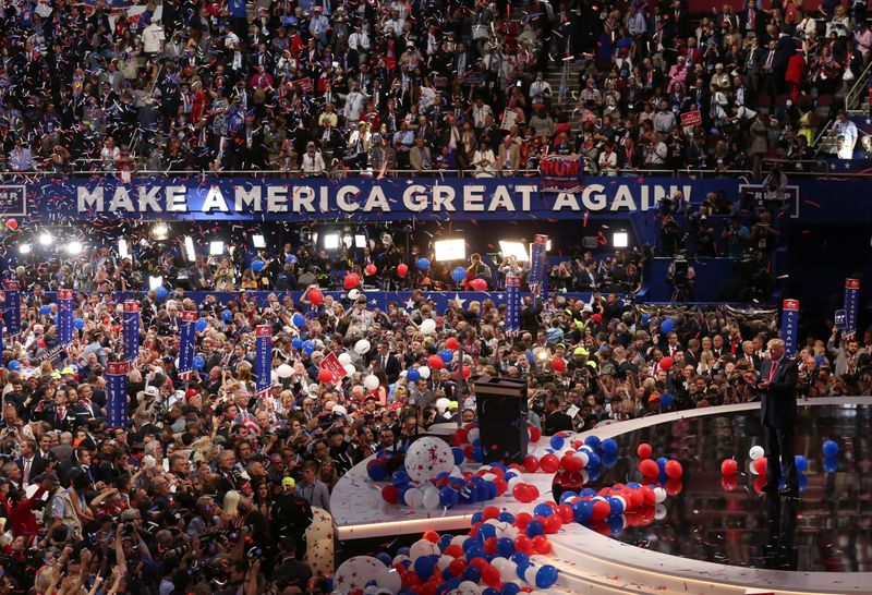 &copy; Reuters. トランプ氏指名の共和党全国大会、屋外で開催も　コロナ再拡大で