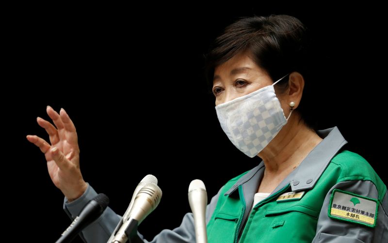 &copy; Reuters. 新型コロナで午後にモニタリング会議、なかなか厳しい状況＝小池都知事