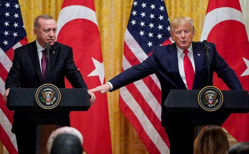 &copy; Reuters. トルコと米の大統領が電話会談、リビアでの協力強化で一致