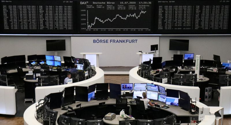 &copy; Reuters. Немецкий индекс DAX на Франкфуртской фондовой бирже