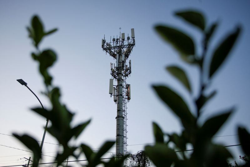 &copy; Reuters. A cellular tower is pictured in the municipality of Guadalupe