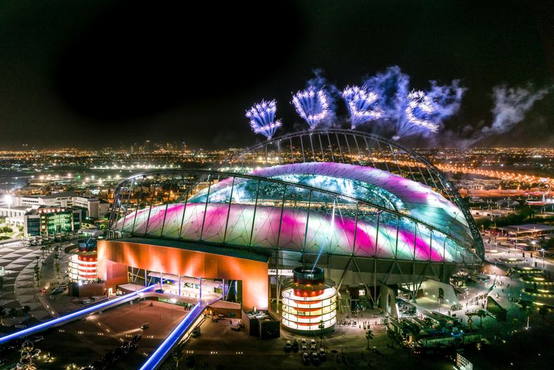 © Reuters. أربع مباريات يوميا في كأس العالم 2022 في قطر