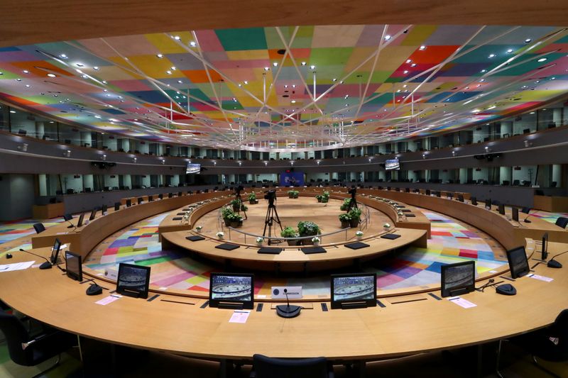 &copy; Reuters. FILE PHOTO: EU leaders summit in Brussels